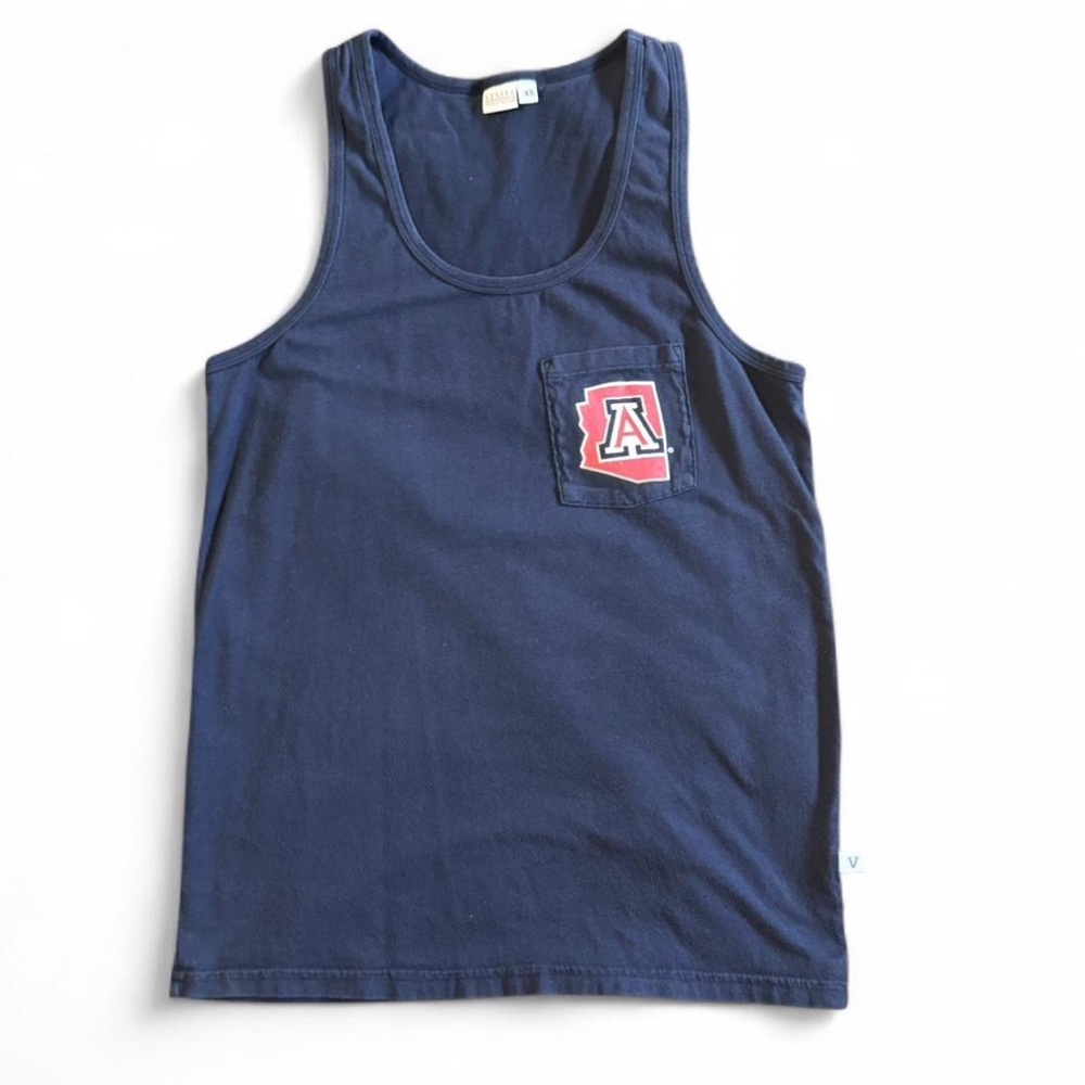 Navy blue vintage university of Arizona bro tank